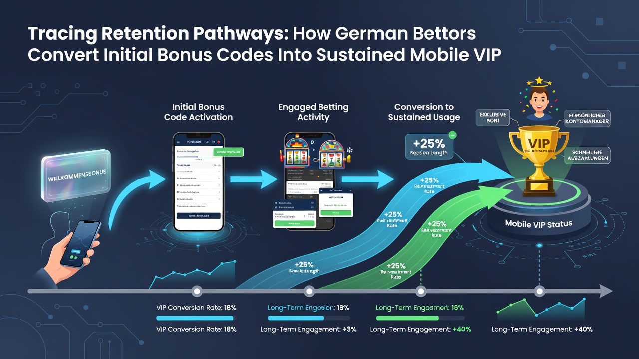 Darstellung von VIP-Stufen-Entwicklung in deutschen Wett-Apps
